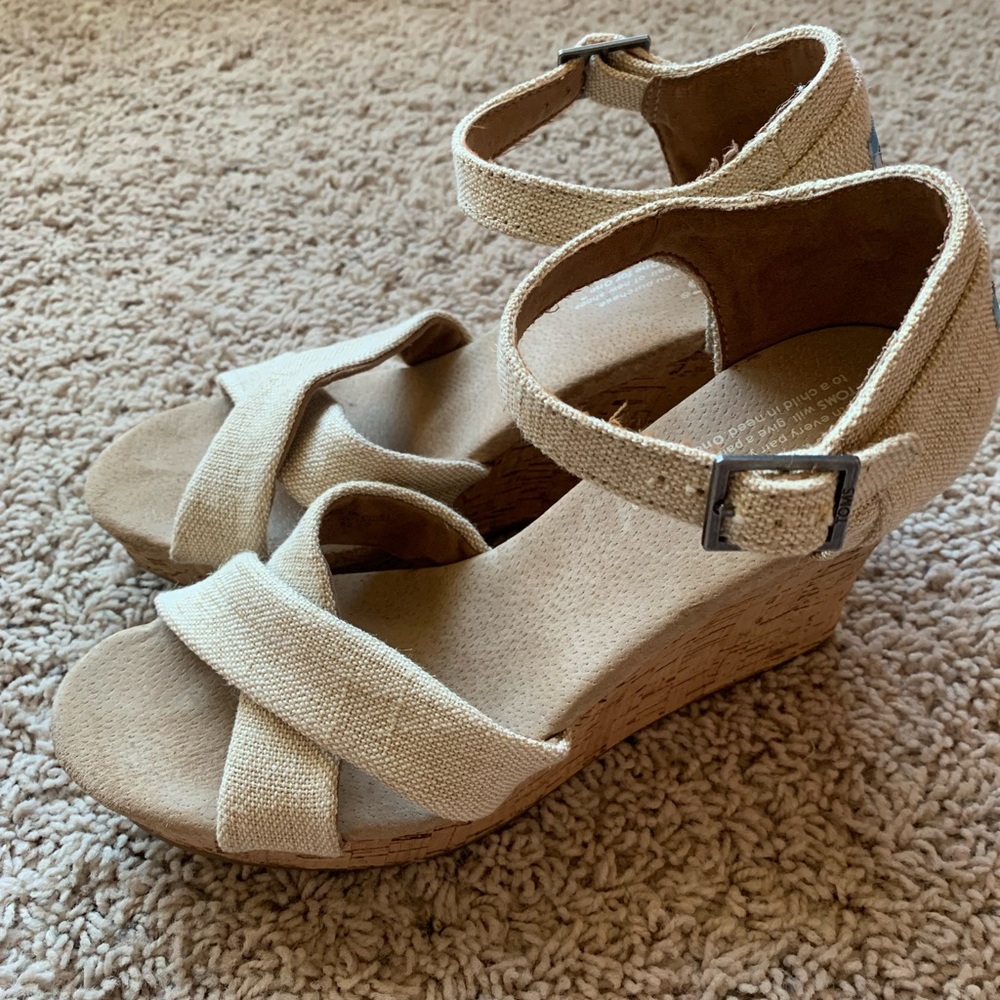 Toms Platform Wedge Sandal